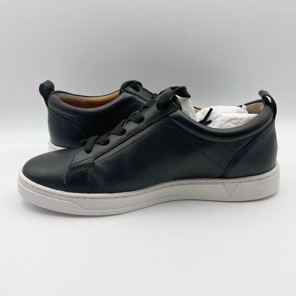 Vionic Mens Lucas Sneaker US 8vM EU 41 Black White Leather NIB - Picture 7 of 12